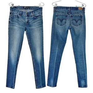 Levi's 524 Low Rise Skinny Jeans 7 Stretch Indie Vintage Y2k